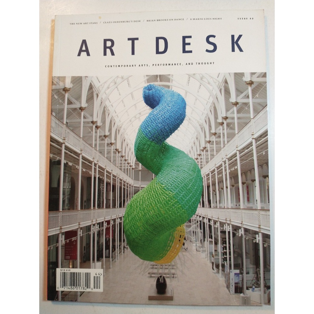 ArtDesk Magazine Issue 02 Contemporary Arts Performance Thought Claes Oldenburg